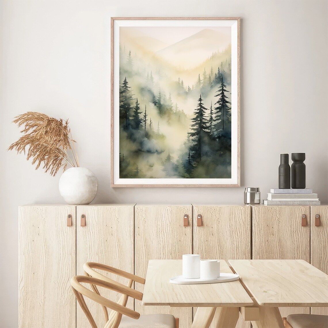 Sierra National Park Watercolor Painting Art Print - Image 5