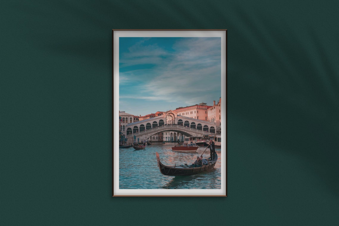 Venice Grand Canal Travel Poster