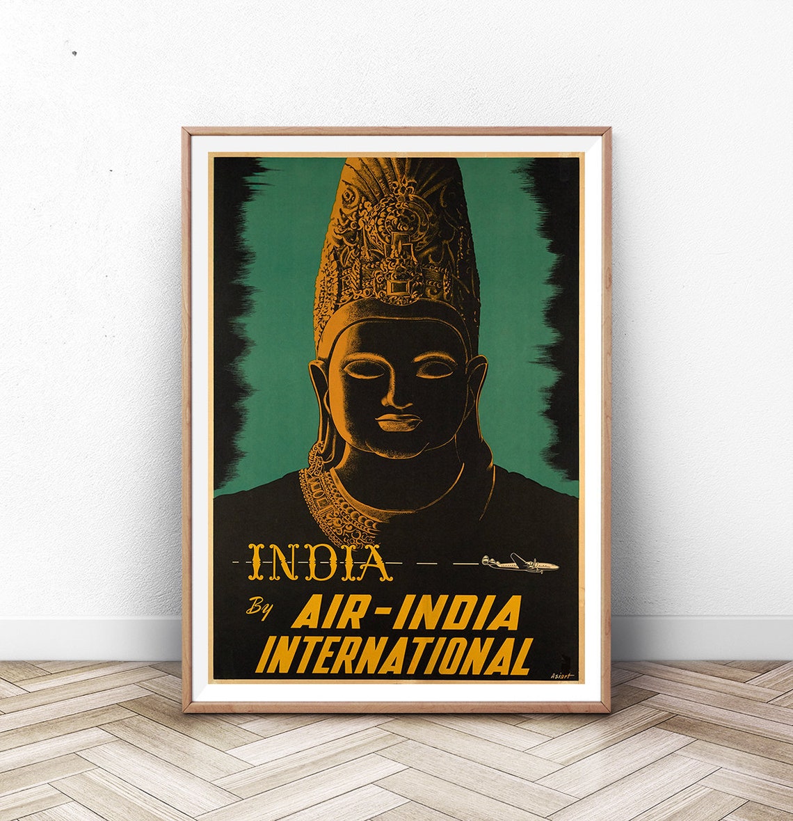 India Travel Poster Paris Wall Art Swiss Art Print France Print Italy Poster Eiffel Tower Poster Vintage Travel Summer Wall Art