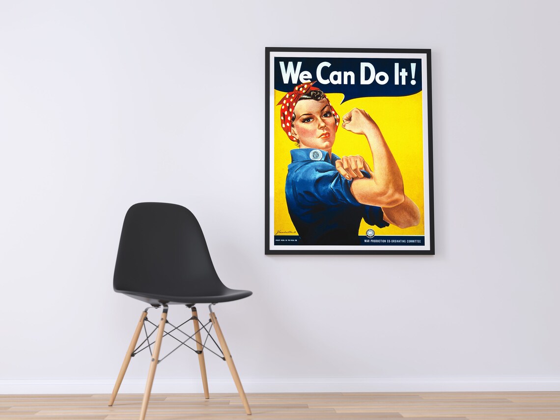 We Can Do It Retro Feminism Poster Print - Image 2