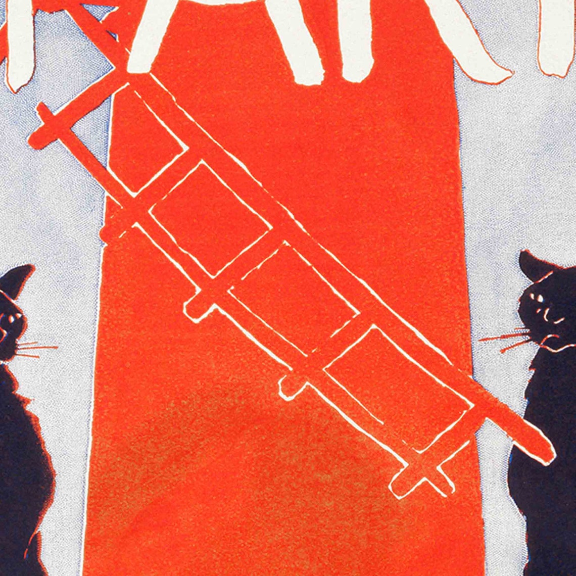 About Paris Richard Harding Davis Windmill Black Cats Gibson Poster - Image 2