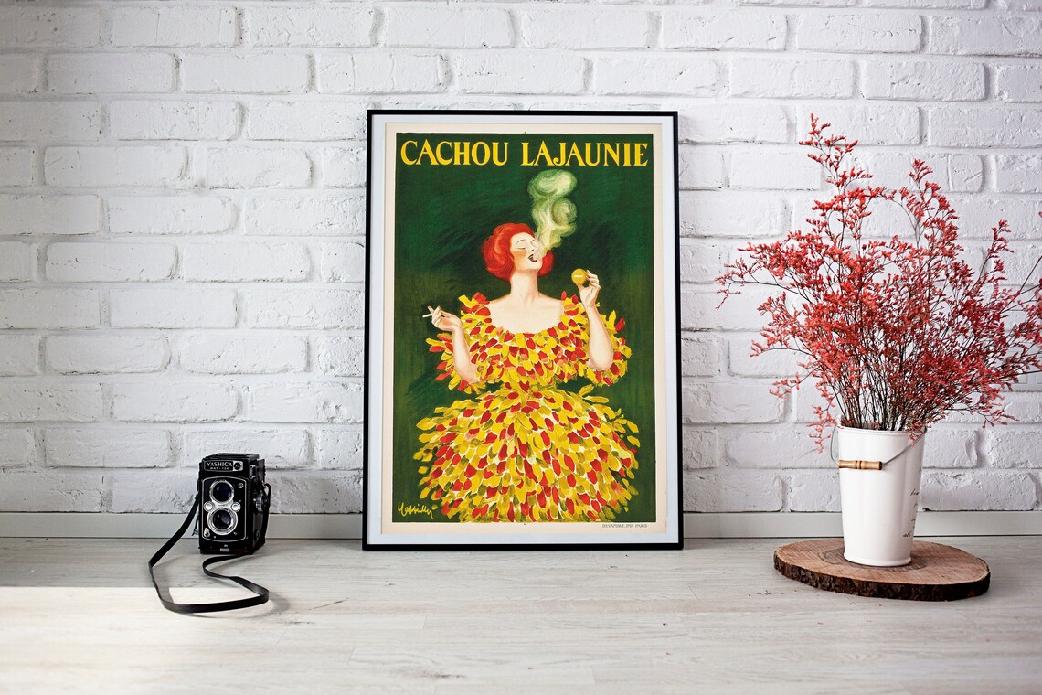 Paris Cachou Lajaunie Vintage Travel Poster - Image 2