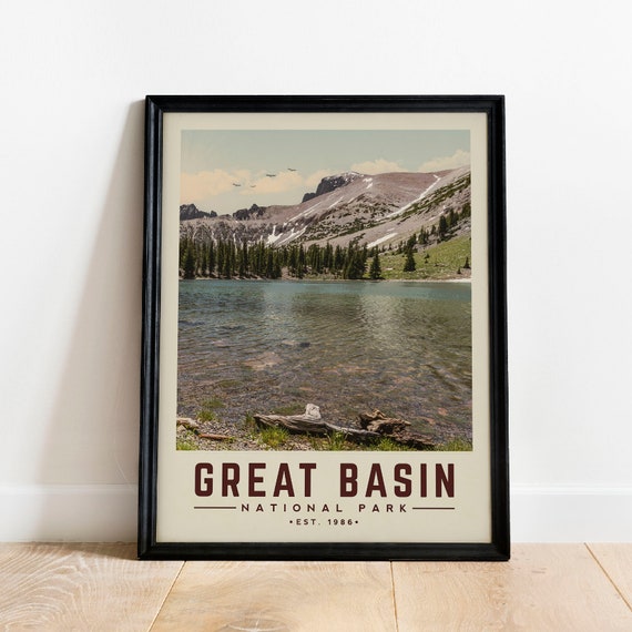 Great Basin National Park Vintage Poster Print