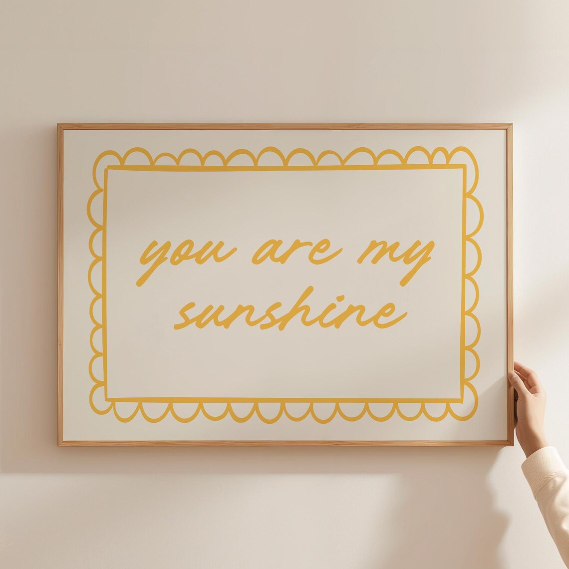 You Are My Sunshine Nursery Decor Art Print