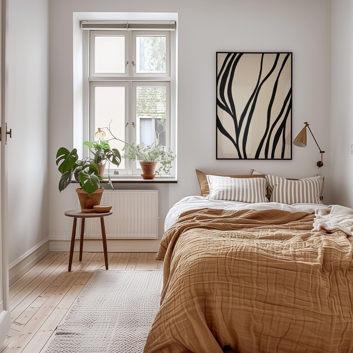 Minimalist Abstract Line Art, Modern Neutral Decor - Image 4