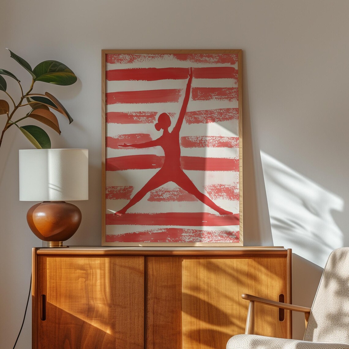 Abstract Dancer, Minimalist Movement Wall Art - Image 3