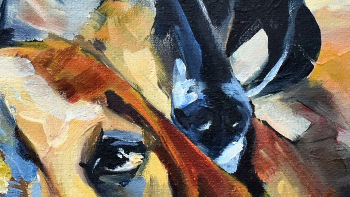 Dog Painting Animals Art Dog Lover Decor Dog Art Painting Animals Dogs Painting Oil Art Dogs Art Painting Dog Art Painting In Oil Dog Art - Image 3