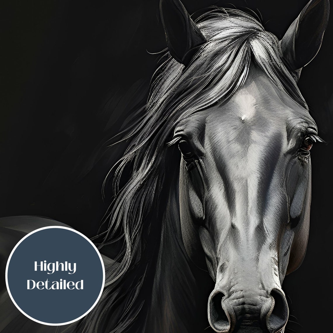 Moody Horse Print Room Decor Teen Girls Girls Room Print Horse Nursery Print Teen Girl Farm Art Print Equestrian Art - Image 3