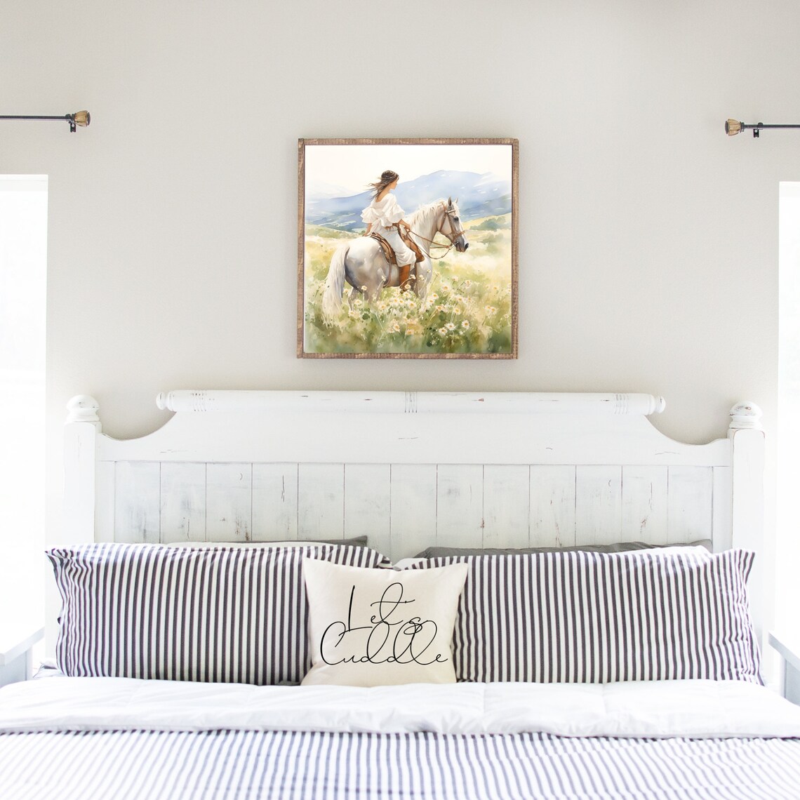 Horse Nursery Decor, Girl Equestrian Art Print - Image 3