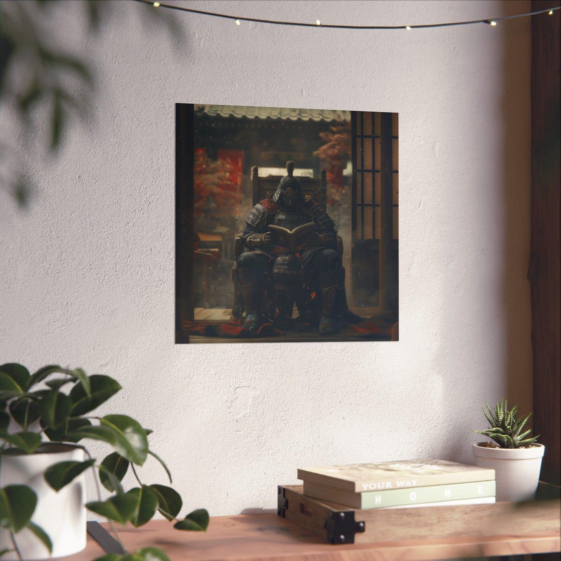 Samurai Reading Maximalist Eclectic Victorian Poster Print Bold Altered Animal Portrait Fantasy Fun Colorful Renaissance Rustic Art - Image 3