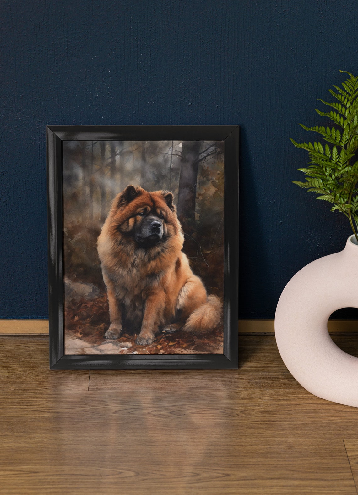 Chow Chow Dog Art Print Dog Wall Art Animal Art Print Animal Art Poster Dog Lover Gift Colorful Animal Wall Art Cool Dog Art