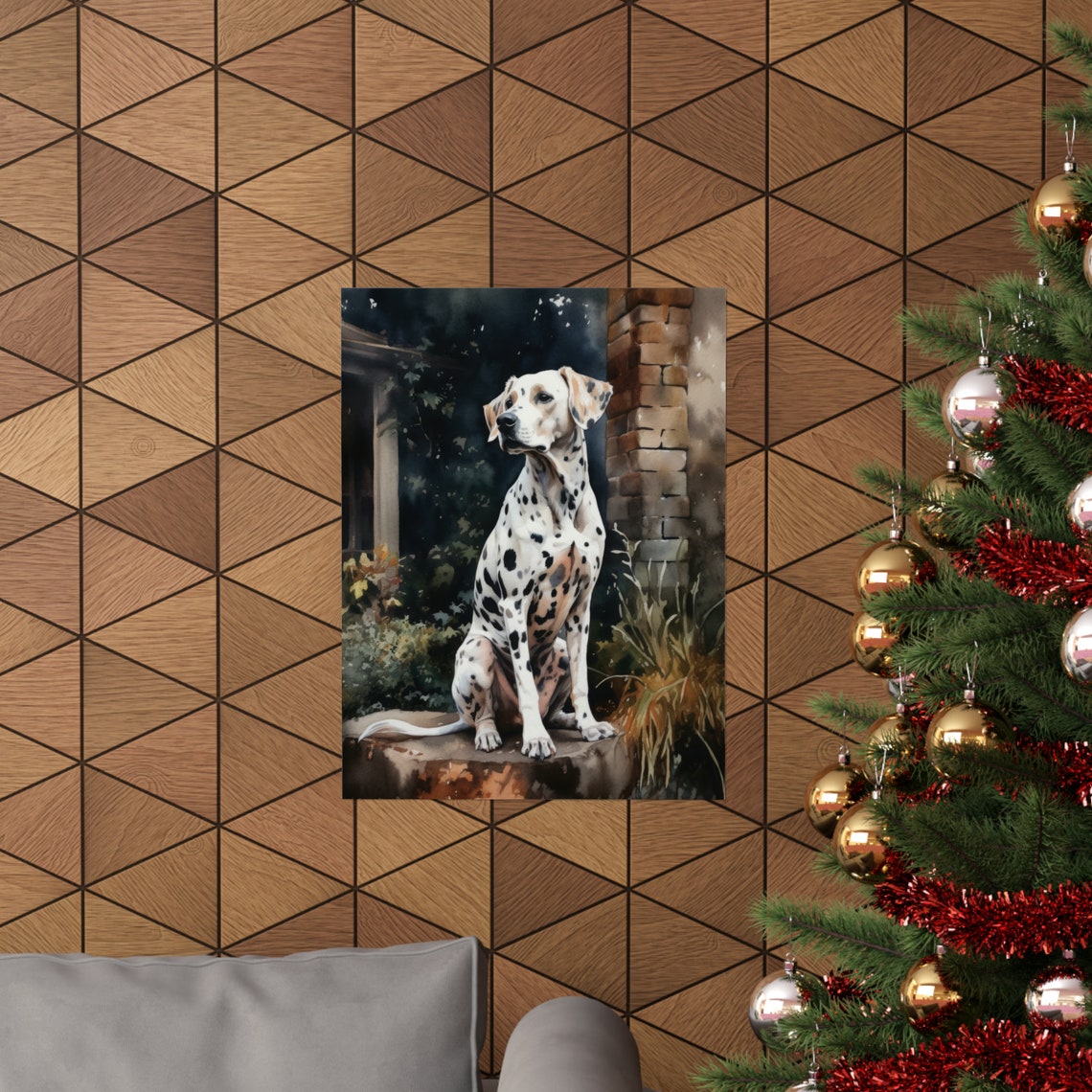 Dalmatian Dog Art Print Dog Wall Art Animal Art Print Animal Art Poster Dog Lover Gift Colorful Animal Wall Art Cool Dog Art - Image 3