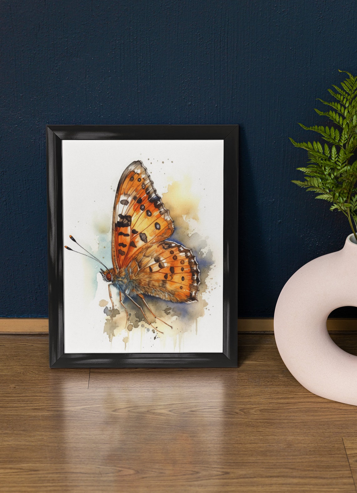 Tawny Emperor Butterfly Art Print Butterfly Home Dcor Watercolor Butterfly Painting Insect Wall Art Nature Lover Butterflies Artwork