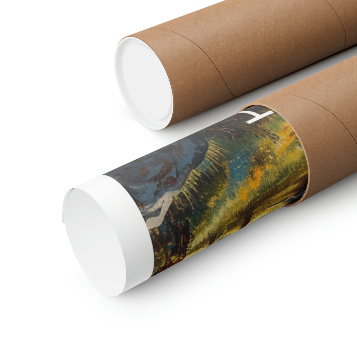Inyo National Forest Snow Capped Sierra Peaks Pine Trail Poster - Image 2