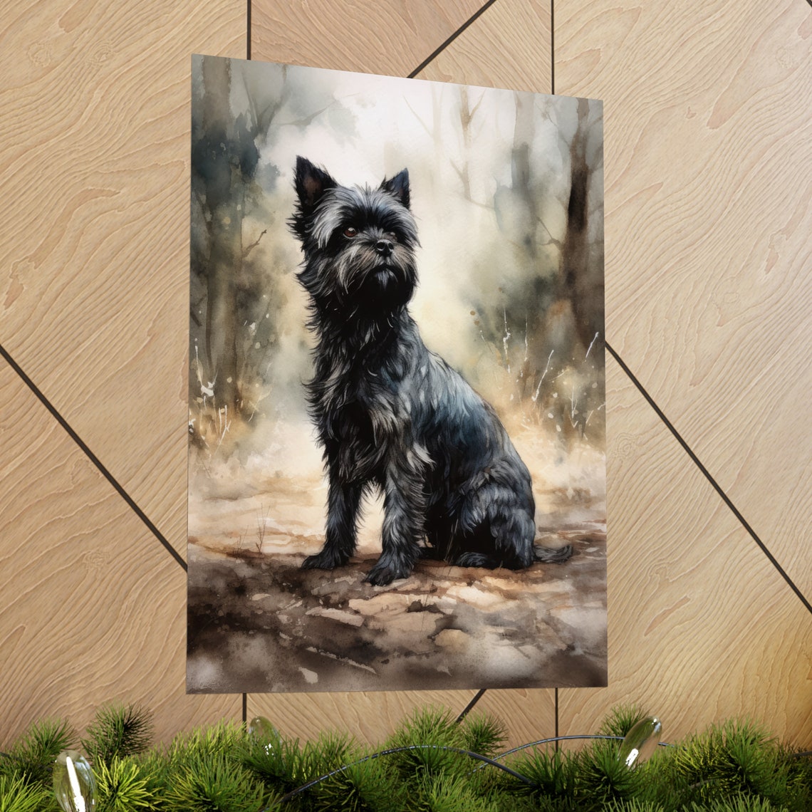 Affenpinscher Dog Art Print Dog Wall Art Animal Art Print Animal Art Poster Dog Lover Gift Colorful Animal Wall Art Cool Dog Art - Image 2