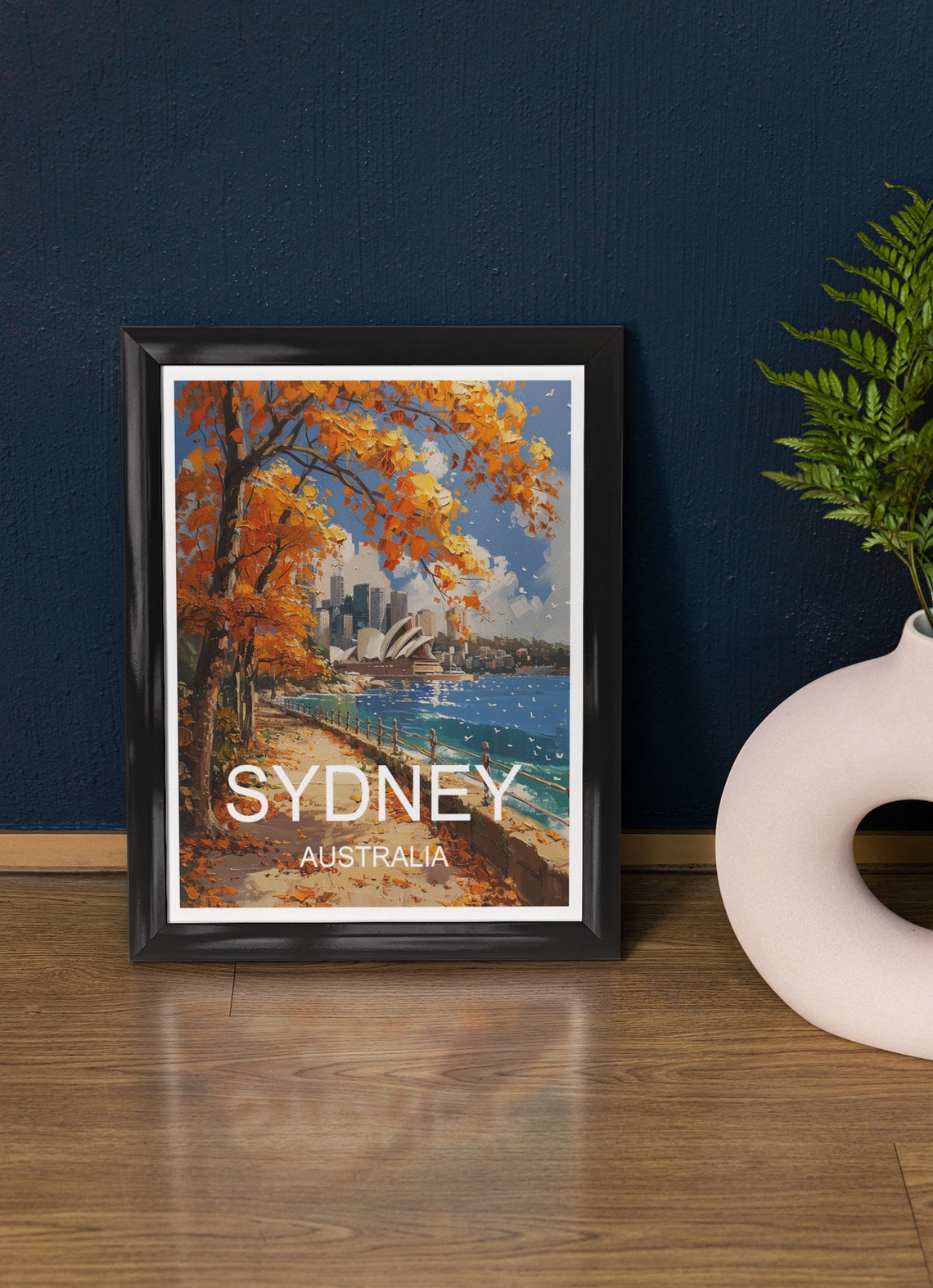 Sydney Australia Travel Poster Landscape Poster Art Travel Art Travel Art Poster Travel Wall Art Travel Artwork Australia Art Print