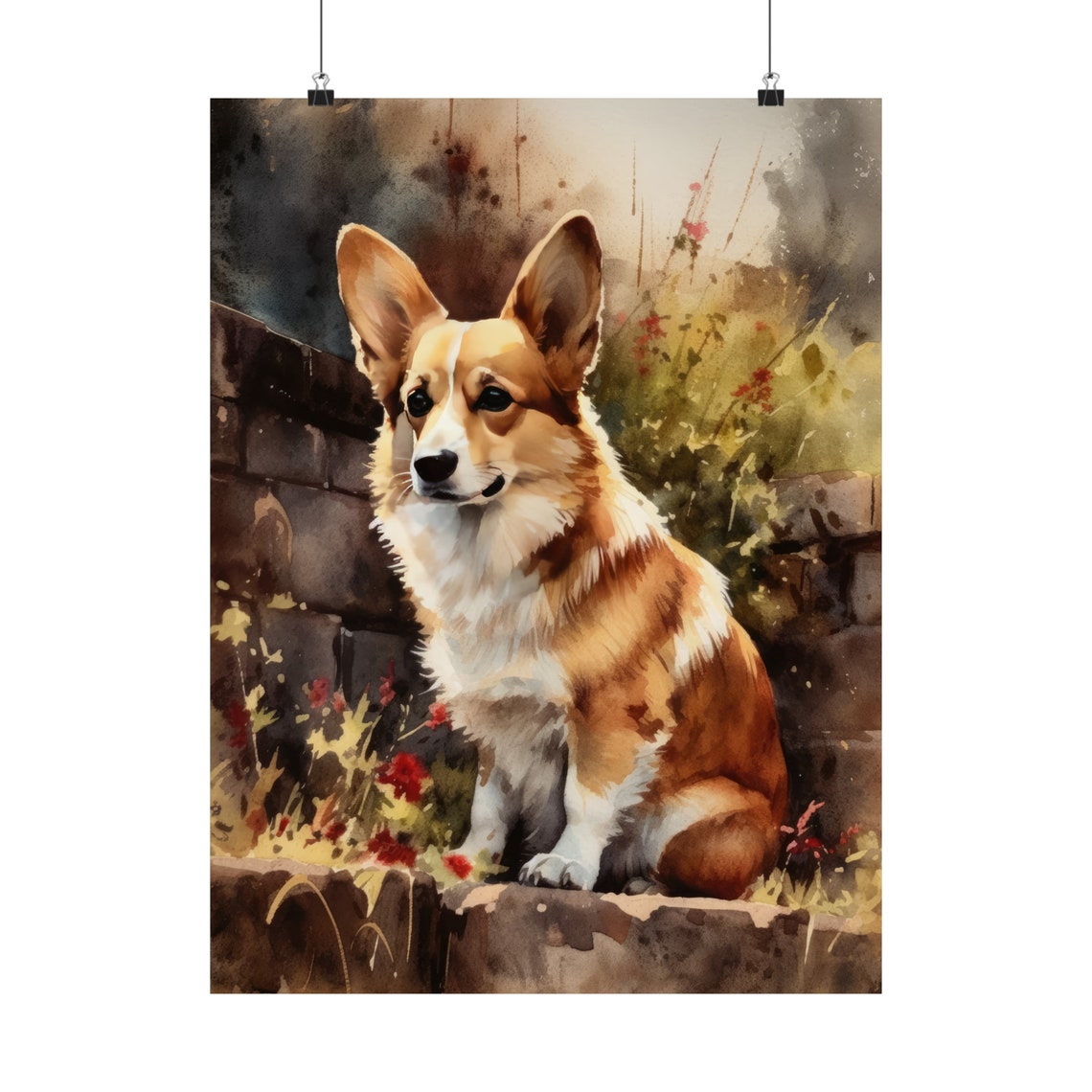 Pembroke Welsh Corgi Dog Art Print Dog Wall Art Animal Art Print Animal Art Poster Dog Lover Gift Colorful Animal Wall Art Cool Dog - Image 5