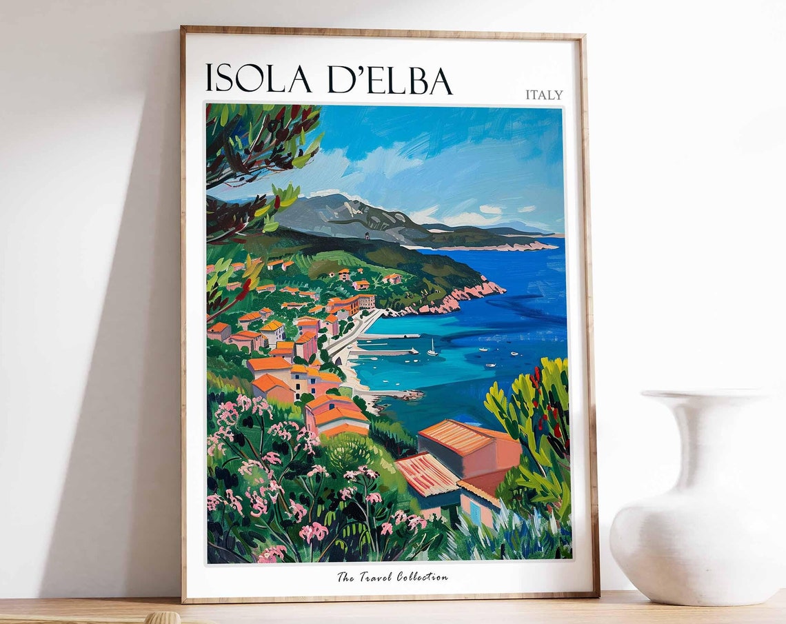 Isola Delba Poster Isola Delba Travel Print Italy Wall Art Italian Travel Print Italian Decor Italian Gift Isola Delba Wall Art