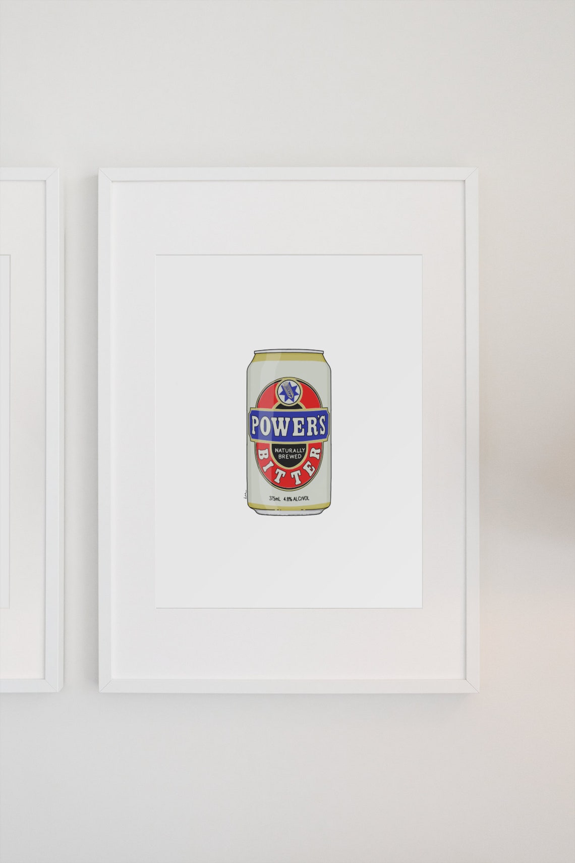 Beer Series Powers Bitter, Home Decor Poster Print