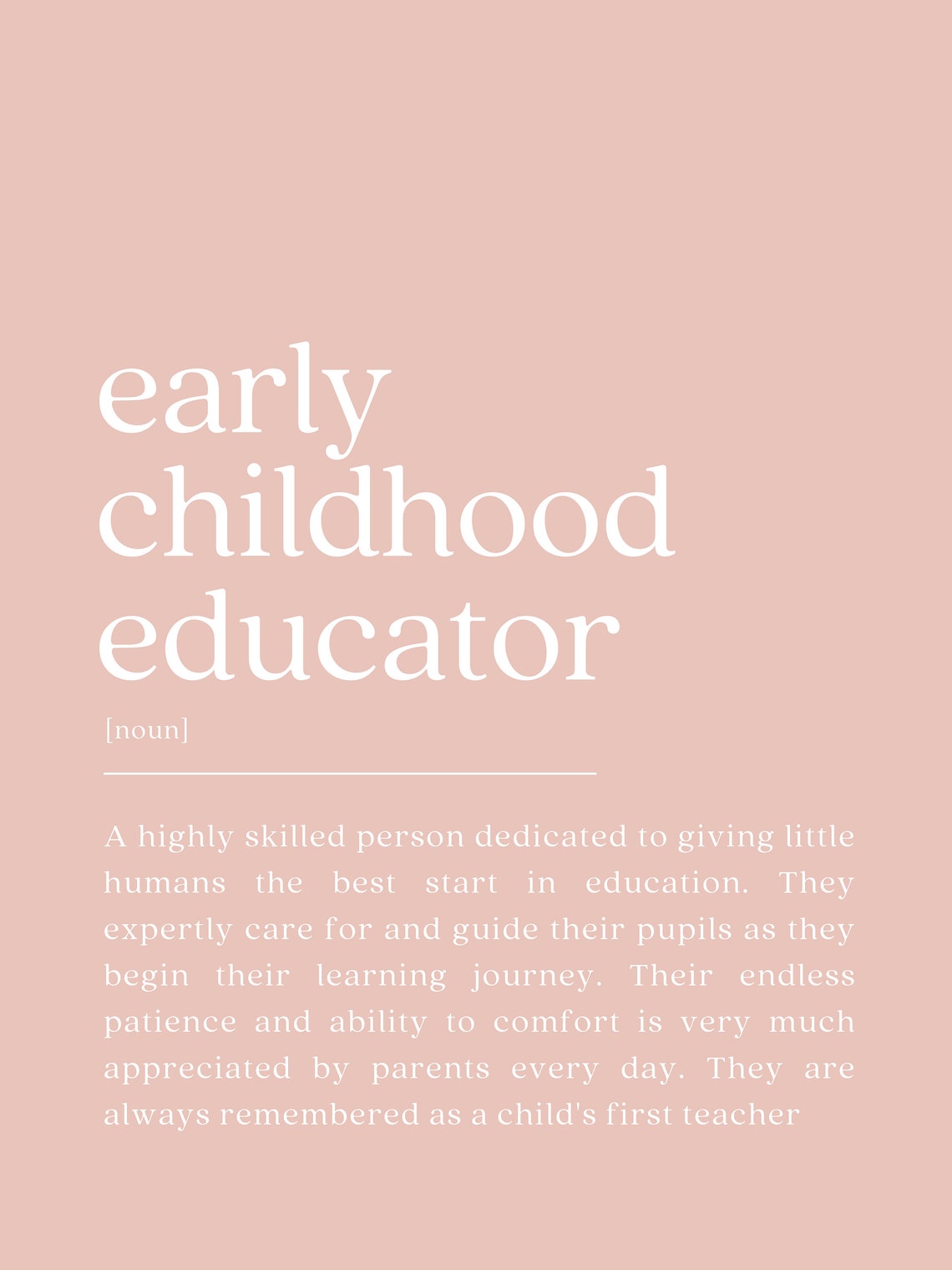 Teacher Definition Art Print, Appreciation Gift - Image 2