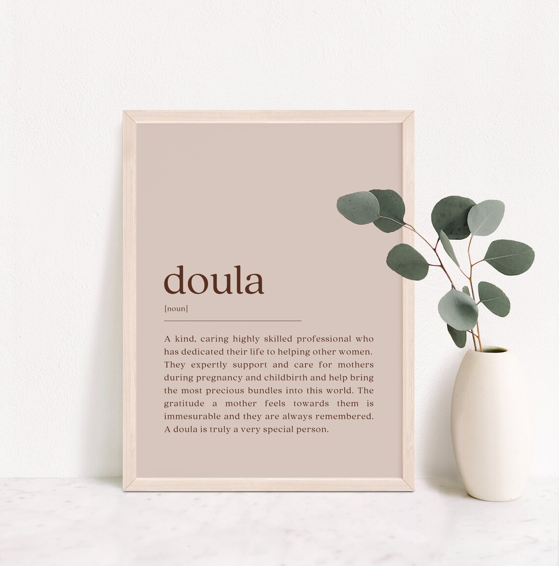 Doula Definition, Labor Assistant Thank You Gift