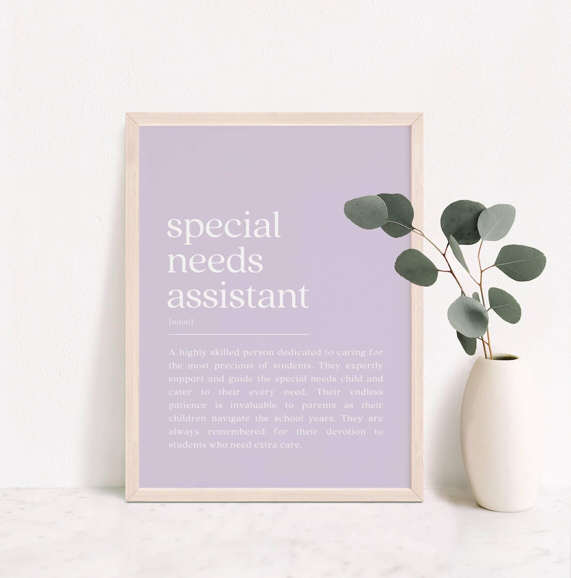 Special Needs Assistant Definition, SNA Thank You