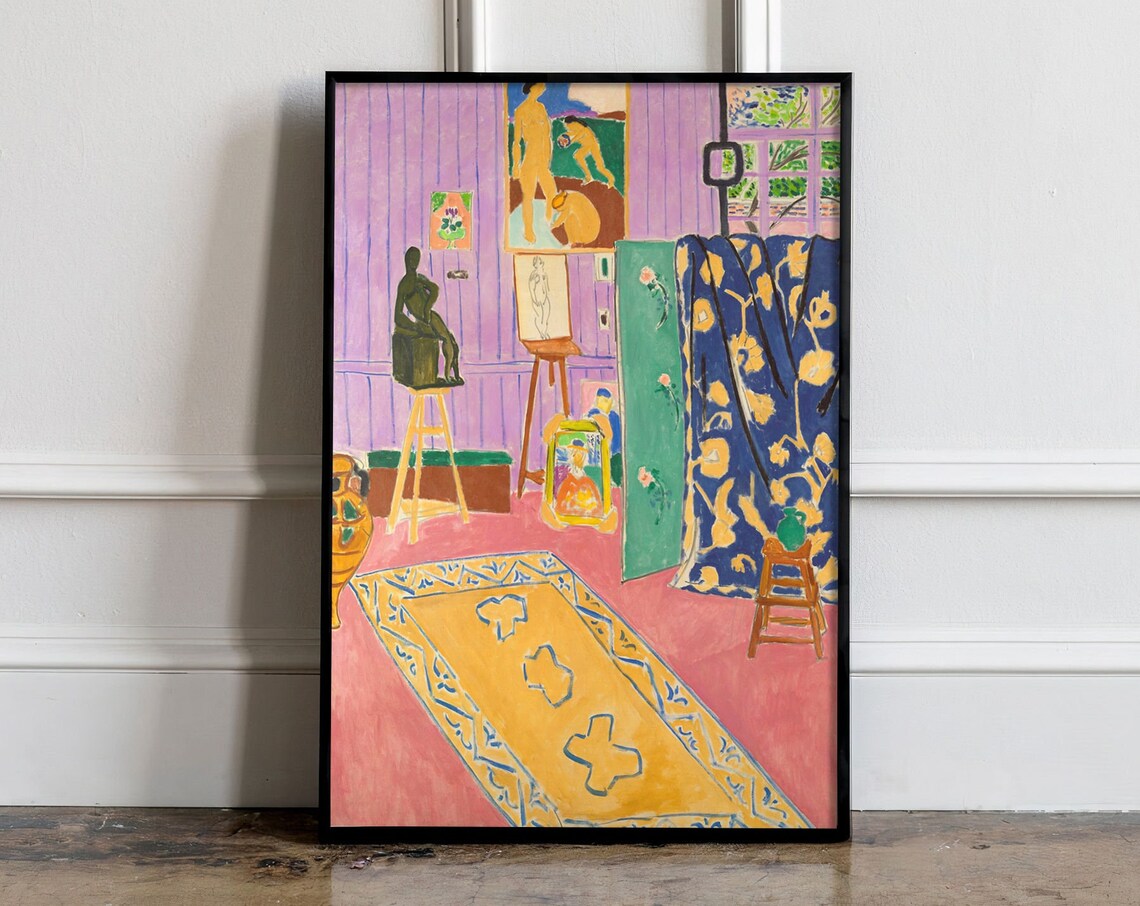 Henri Matisse Pink Studio Art Print