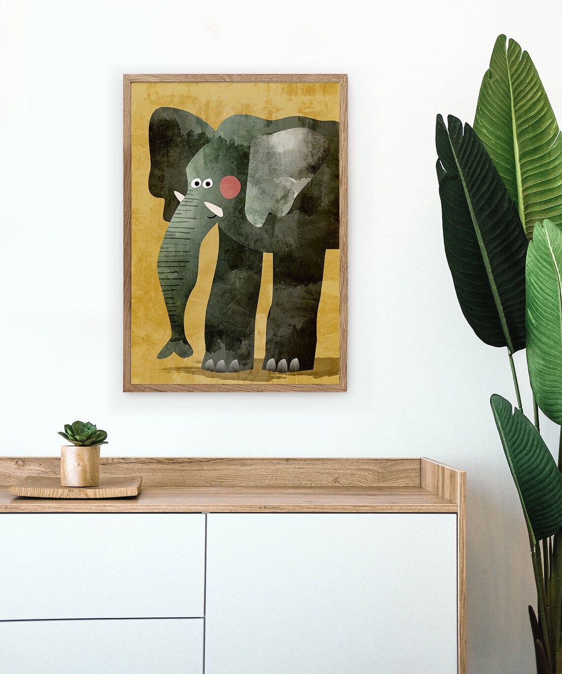 Elephant Nursery Print, Nursery Wall Art Print - Image 2