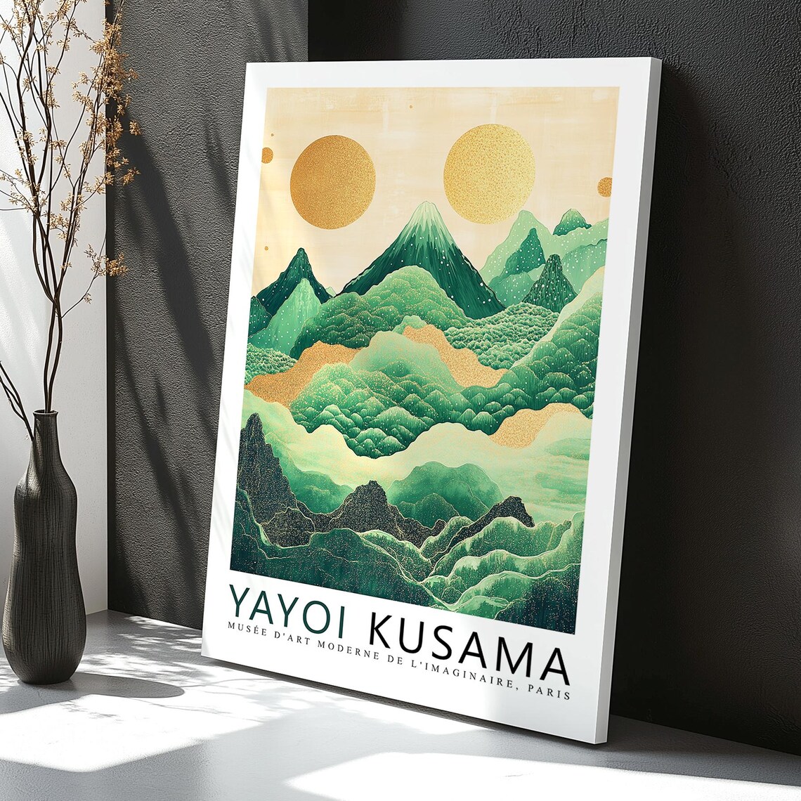 Yayoi Kusama Mount Fuji, Abstract Modern Art - Image 4