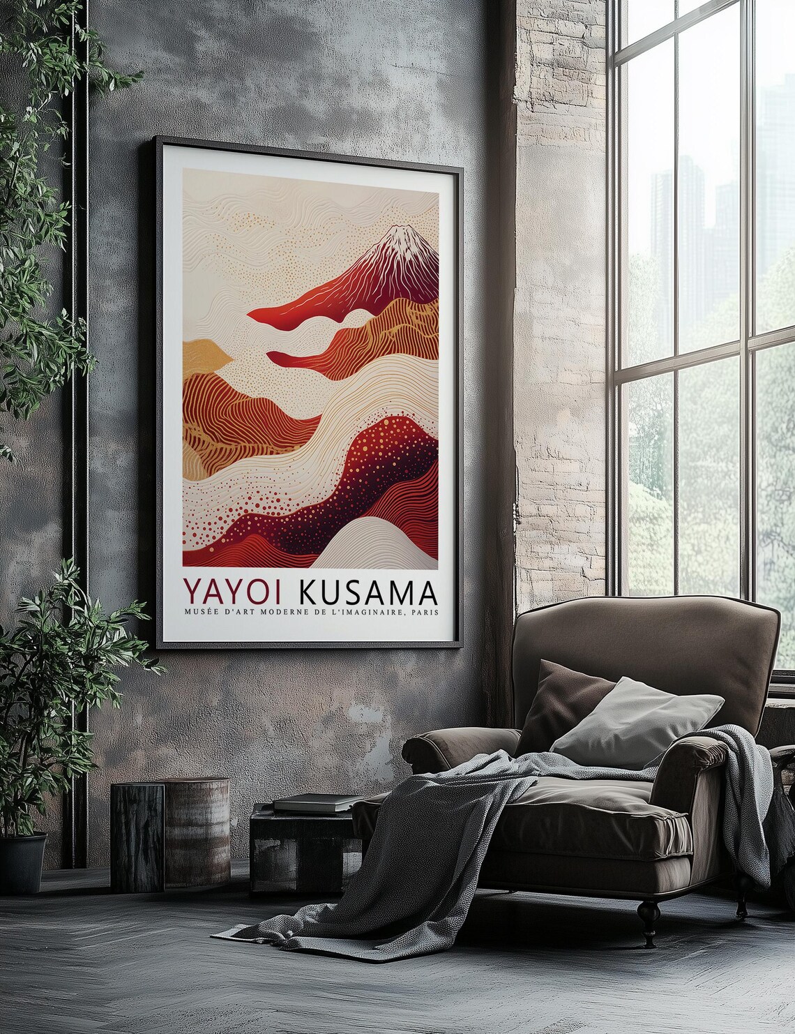 Yayoi Kusama Exhibition Mount Fuji, Japanese Landscape - Image 2