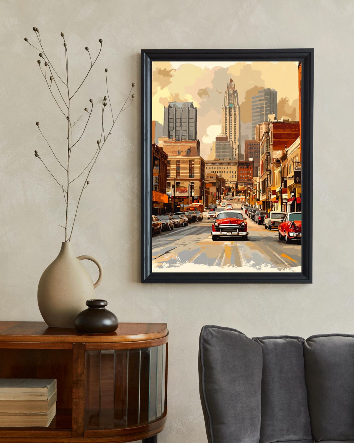 Kansas City Travel Poster, Vintage Missouri Art - Image 2
