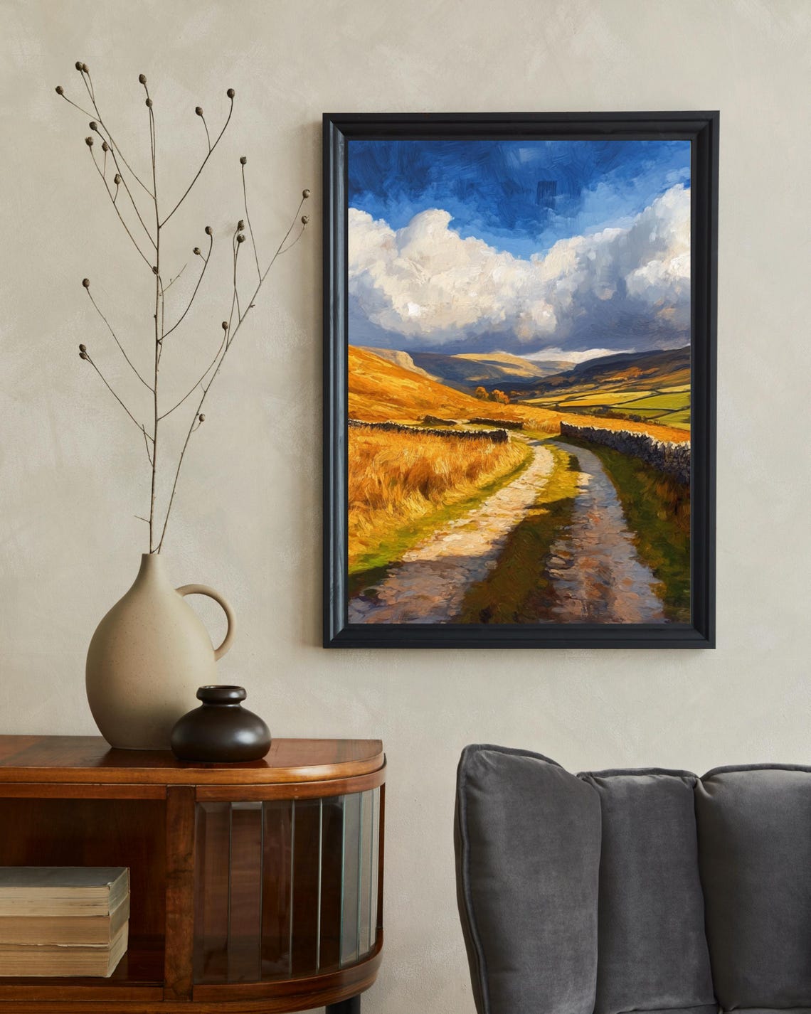 Yorkshire Dales Travel Poster, Landscape Art Print - Image 2