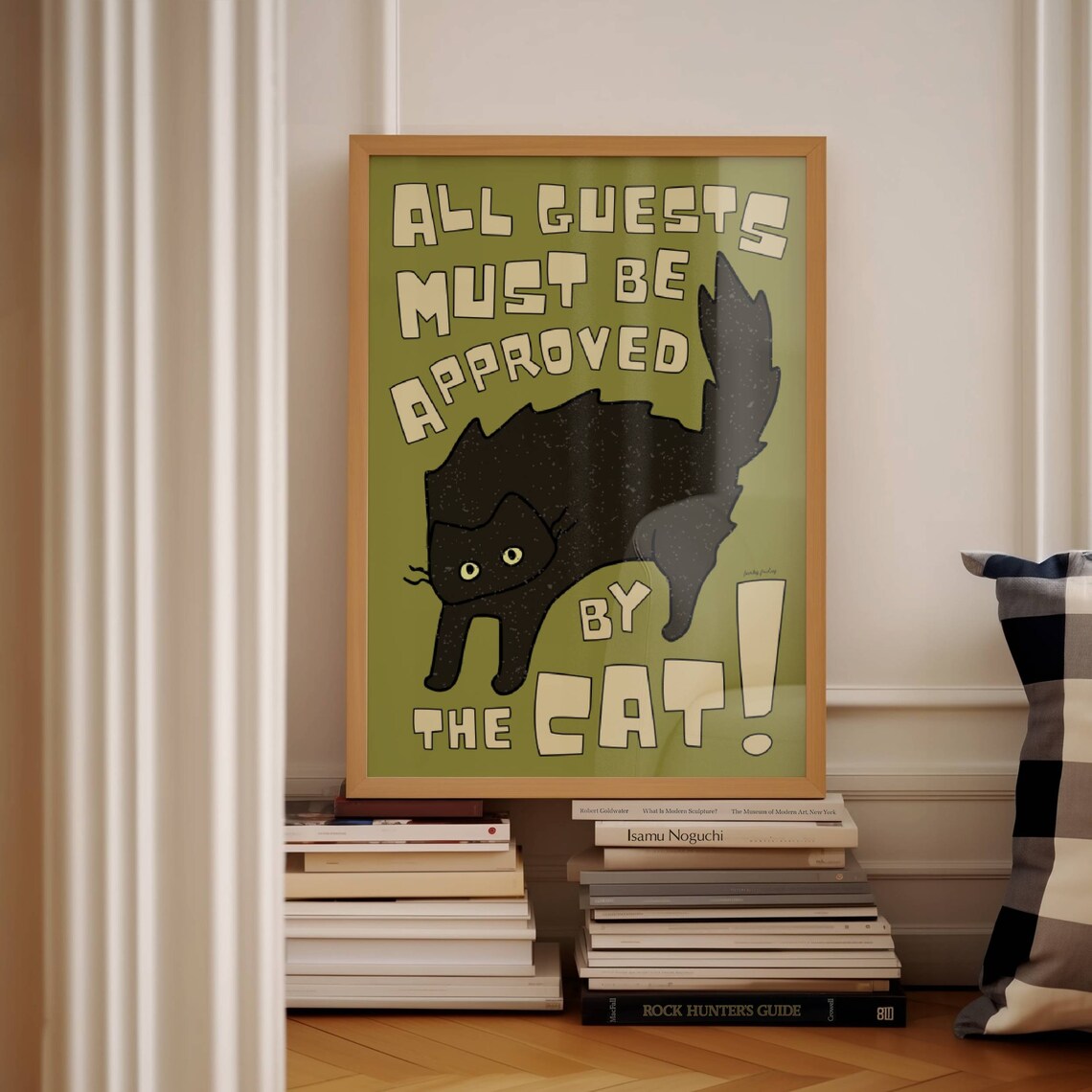 All Guests Must Be Approved By The Cat Print - Image 2