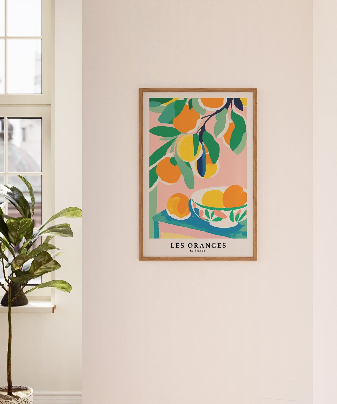 Oranges Art Print, Botanical Kitchen Decor - Image 2