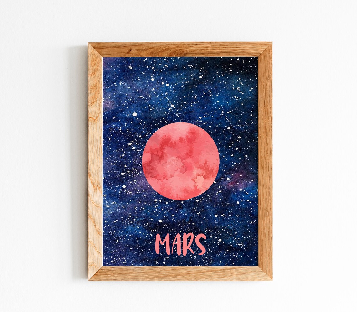 Solar System Wall Art, Nursery Decor Poster - Image 7