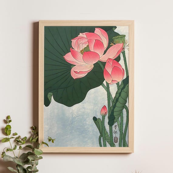 Flowering Ohara Koson Japanese Woodblock Art Print