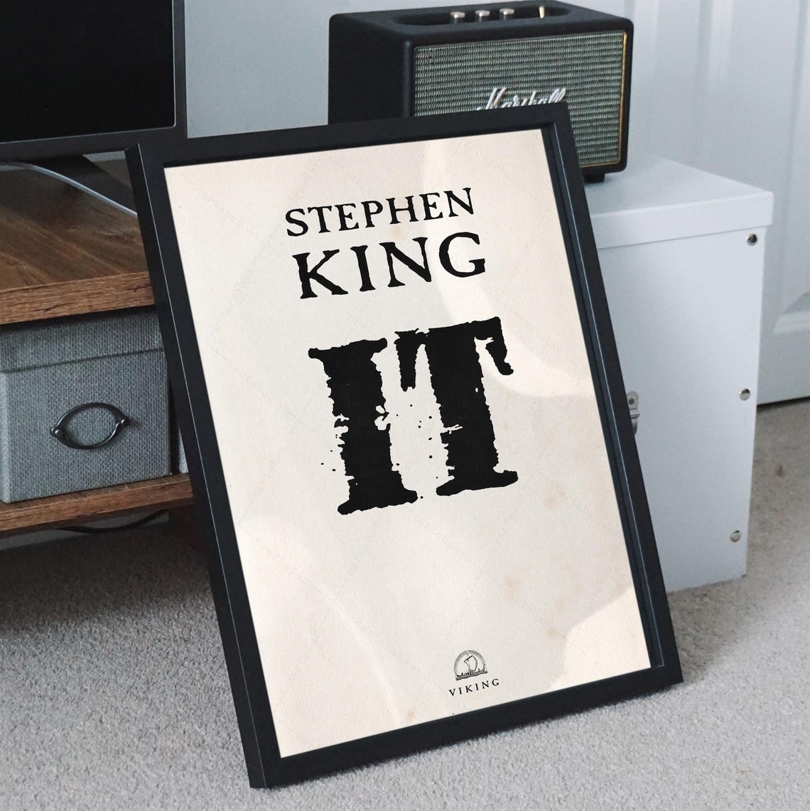 Stephen King IT Title Page First Edition 1986 Horror Book Poster Print - Image 4
