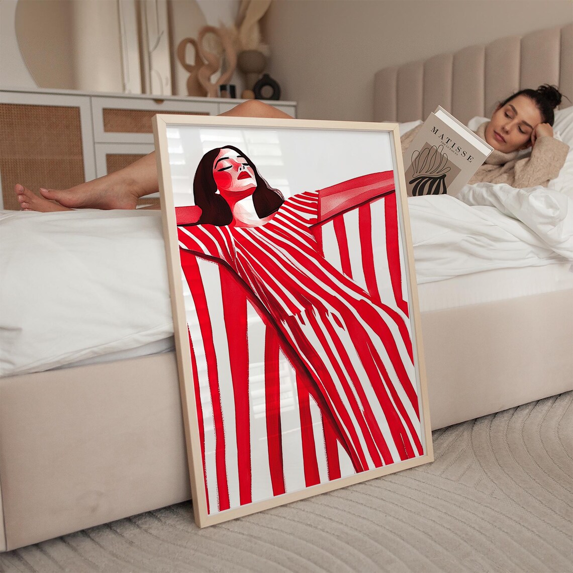Abstract Woman, Bold Minimalist Poster Print - Image 5