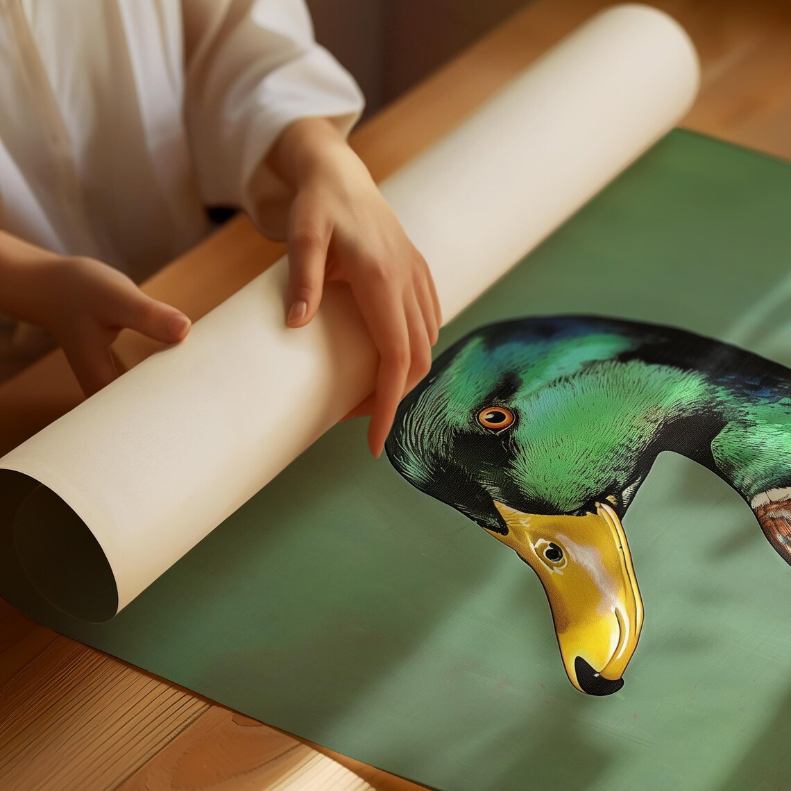 Vintage Mallard Retro Outdoors Travel Poster - Image 2