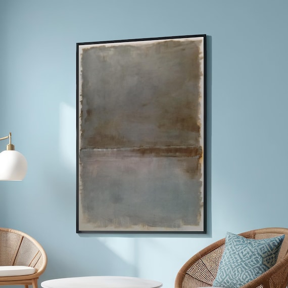 Mark Rothko Abstract Poster Print, Minimalist