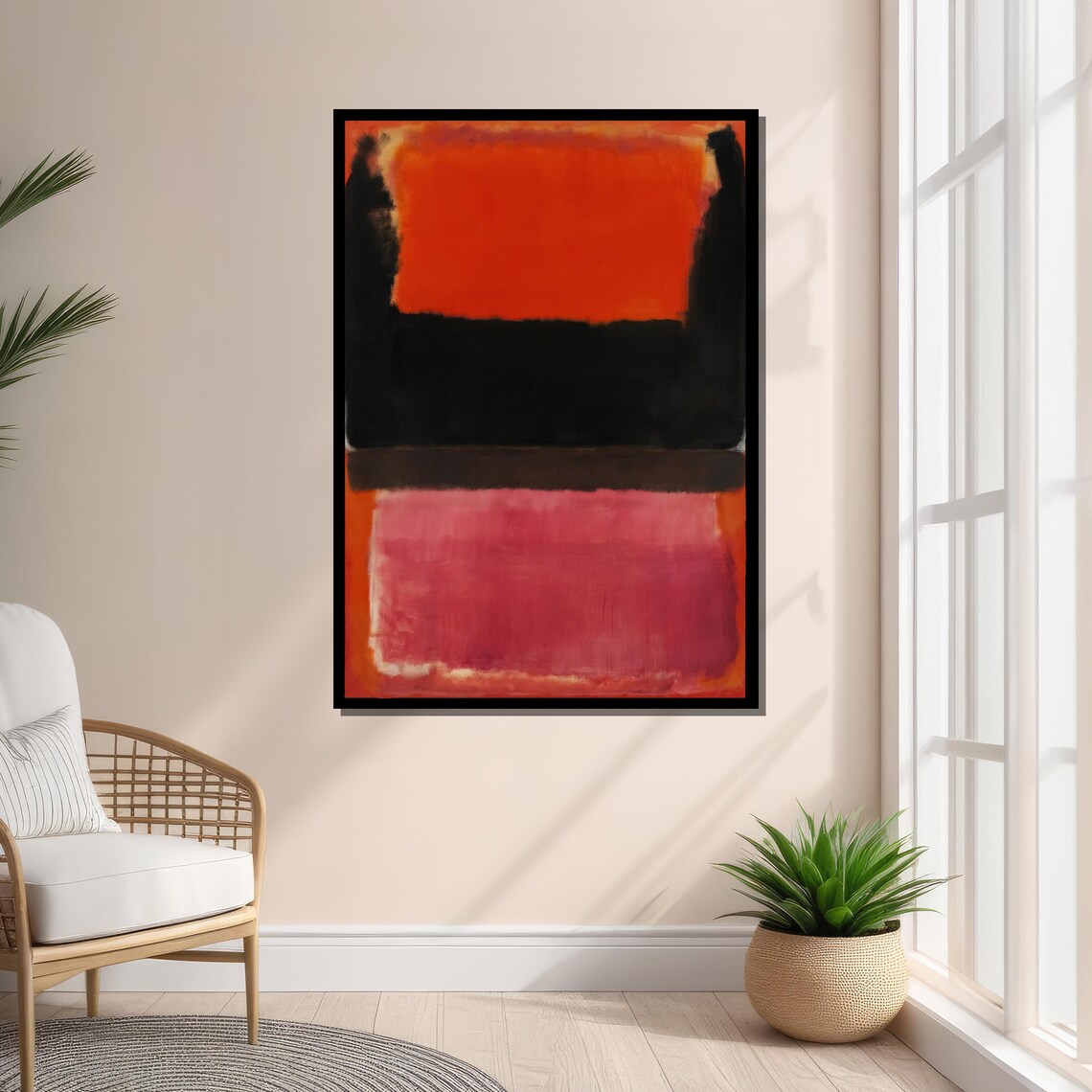 Rothko Inspired Abstract Color Field, Wall Art Print - Image 3