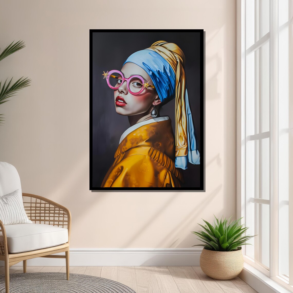 Girl With A Pearl Earring, Pop Art Twist - Image 4
