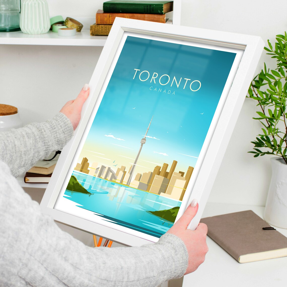 Toronto Travel Poster, Canada Travel Poster - Image 3