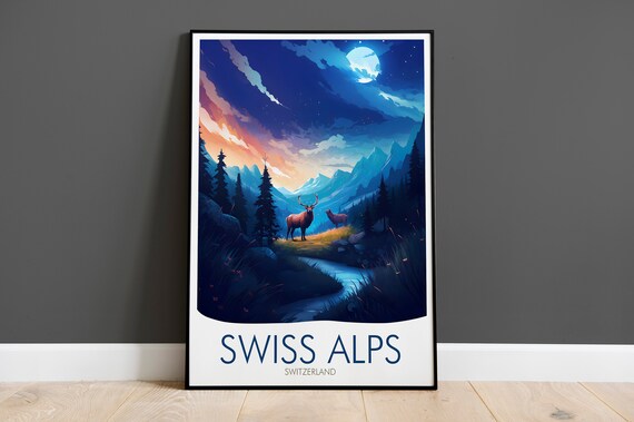 Switzerland Print Swiss Alps Print