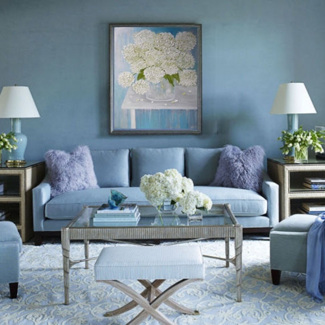 Custom Hydrangea Oil Painting, Botanical Art Print - Image 4
