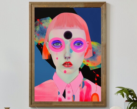 Hallucinogen No3 Unique Canvas Art Print
