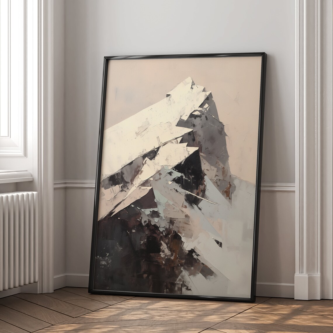 Abstract Mountains, Minimalist Japandi Wall Art