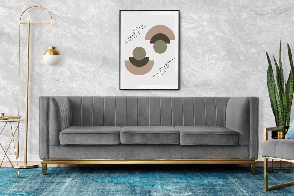 Boho Abstract Geometric Wall Decor, Wall Art