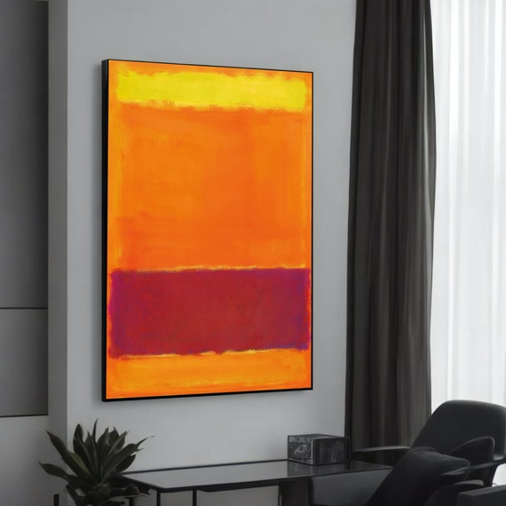Mark Rothko Inspired Abstract Art Print