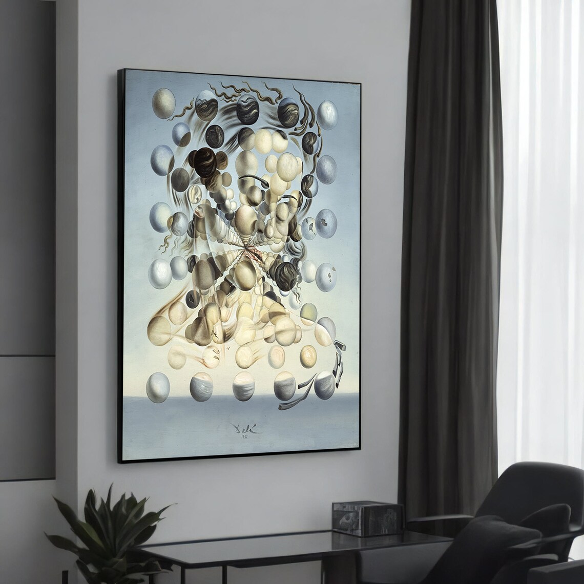 Salvador Dalí Galatea Of The Spheres Art Print